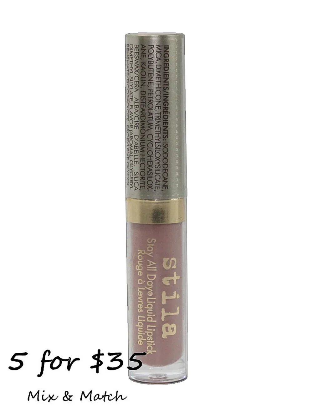 Stila Stay All Day Liquid Lipstick Caramello Neutral Nude 0.05 fl oz/1.5 ml